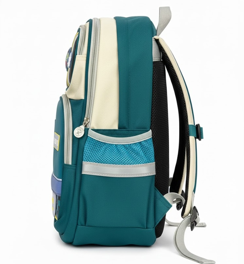Dino-Quest Explorer: Premium "Happy Dino Family" Ergonomic School Backpack